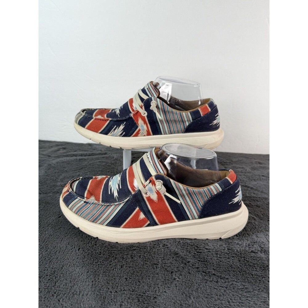 Ariat Hilo Women’s 7.5B Southwestern Aztec Print Canvas Casual Shoes Multicolor